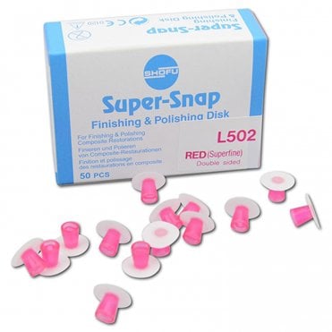 Shofu Super-Snap L521 Disk Red (Superfine) - Box50