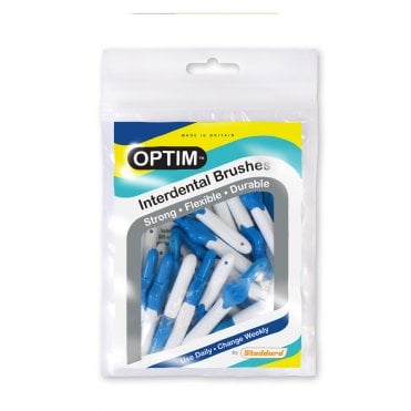 Stoddard OPTIM Interdental Brush Blue XFine - Pack25