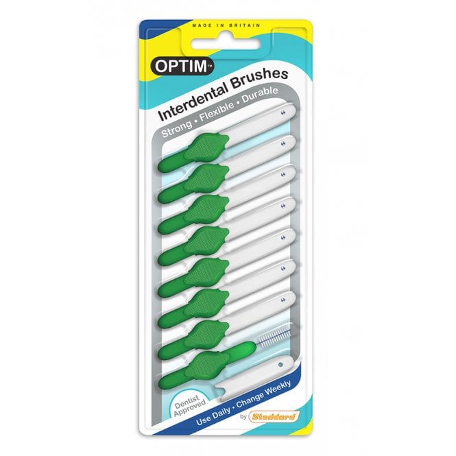 Stoddard OPTIM Interdental Brush Green Medium - Pack8