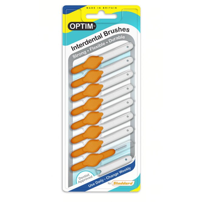 Stoddard OPTIM Interdental Brush Orange XXXFine - Pack8