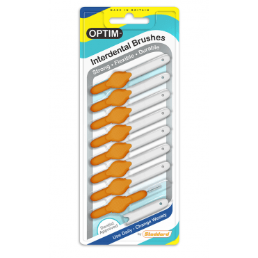 Stoddard OPTIM Interdental Brush Orange XXXFine - Pack8
