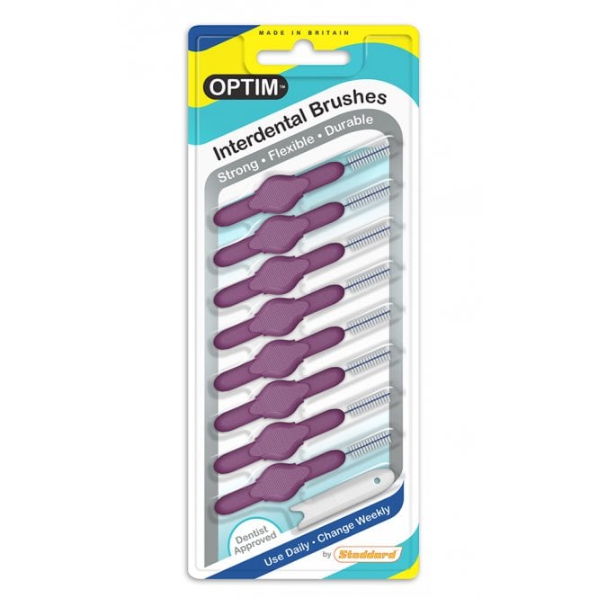 Stoddard OPTIM Interdental Brush Purple Large - Pack8