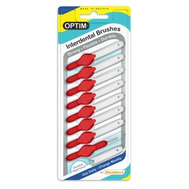 Stoddard OPTIM Interdental Brush Red XXFine - Pack8