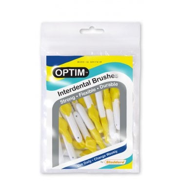 Stoddard OPTIM Interdental Brush Yellow Fine - Pack25