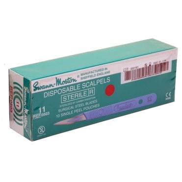 Swann-Morton Disposable Scalpels No.10 (0501) - Box10