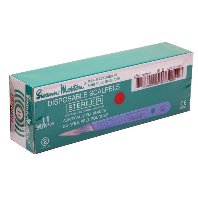 Swann-Morton Disposable Scalpels No.15 (0505) - Box10