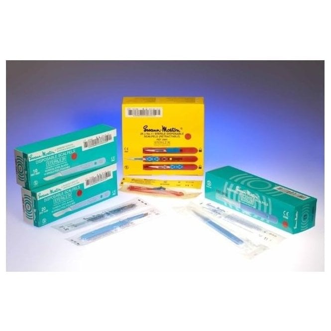 Swann-Morton Disposable Sterile Scalpels No.15C (0521) Box10