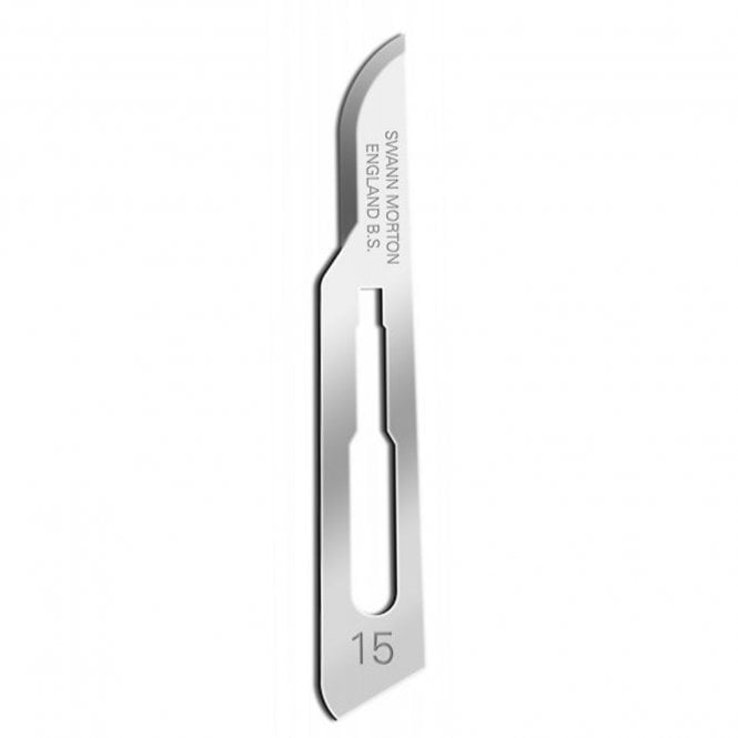 Swann-Morton Surgical Blades Sterile No.15 (0205) - Box100