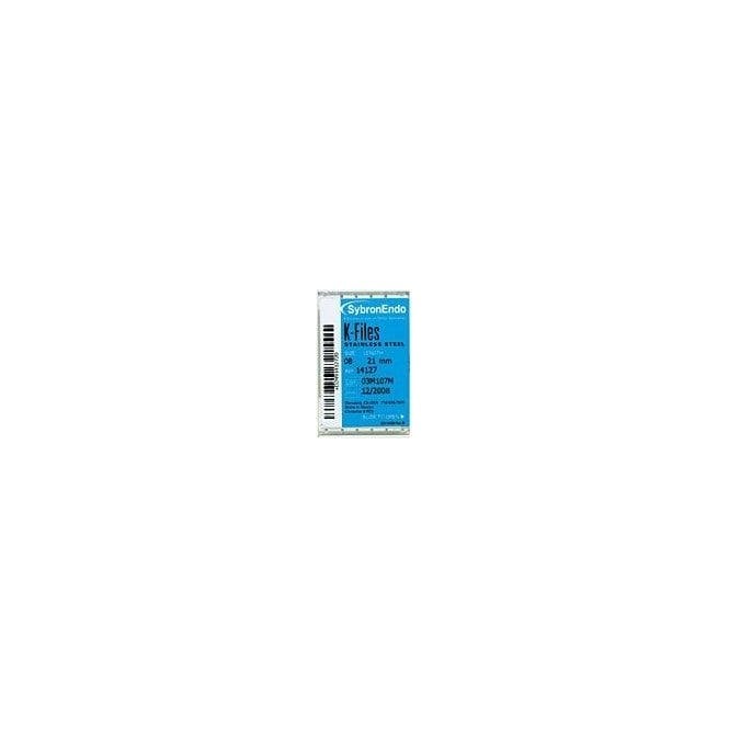 SybronEndo Hedstrom K-Files L25mm 8 (14128E) - Pack6