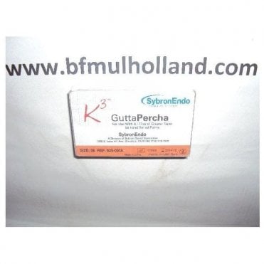 SybronEndo K3 Gutta Percha .06 Taper Feather Tip (825-0048)