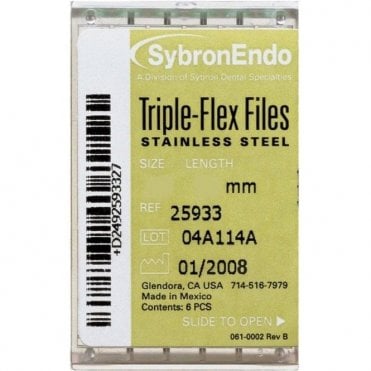 SybronEndo Triple-Flex Files 21mm 8 (25927E) - Pack6