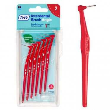 TePe Angle Interdental Brush Red 0.5mm - Pack6