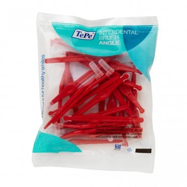 TePe Angle Interdental Brushes Red 0.5mm 12x6pk (152030)