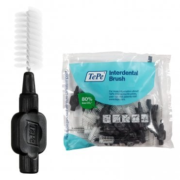 TePe Interdental Brushes Black 1.5mm 10x8pk (118290) -Box10
