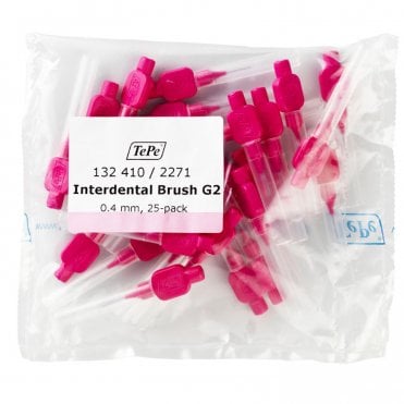 TePe Interdental Brushes Pink 0.4mm (132410) - Pack25