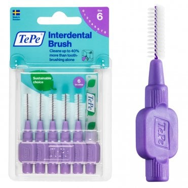 TePe Interdental Brushes Purple 1.1mm (112470) - Pack25