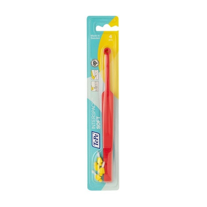 TePe Interspace Medium Brush (1 Handle + 12 Heads) - Each