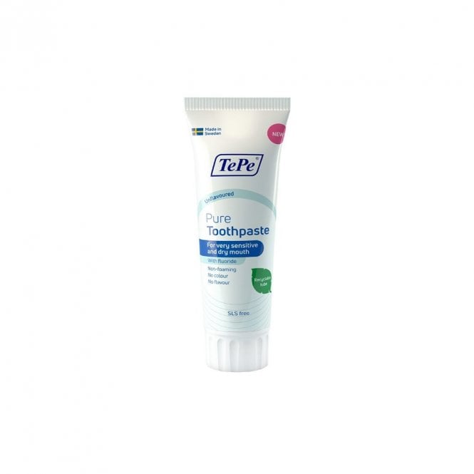 TePe Pure Toothpaste Unflavoured 75ml (812113) - Pack 12