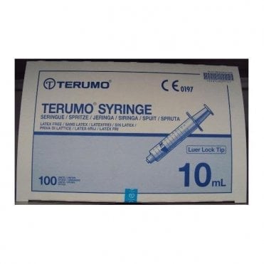 Terumo Syringes 10ml Luer Lock Tip (SS*10LE1) - Box100