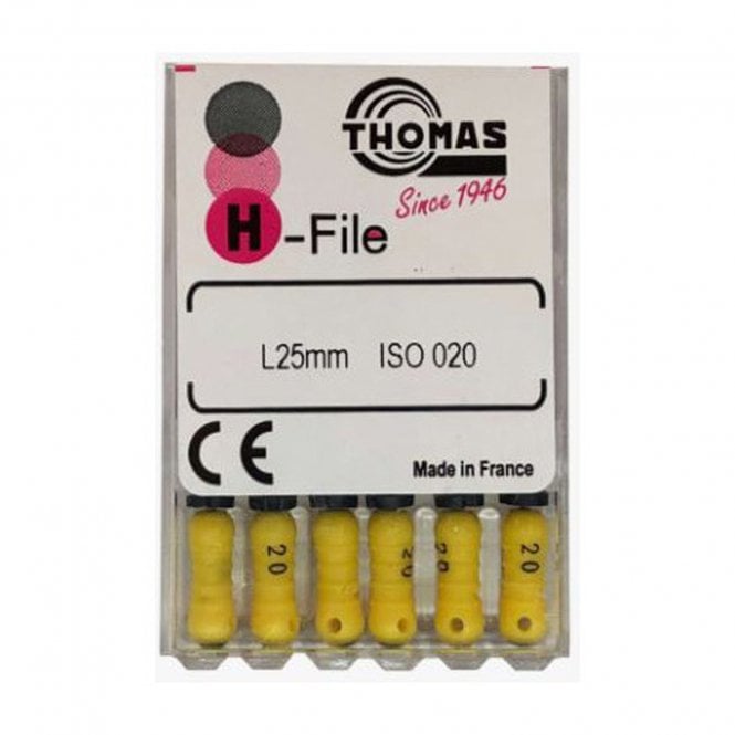 Thomas Hedstroem Hand Files L25mm Size 100 - Pack6