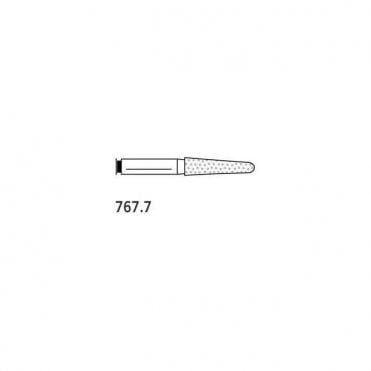 Two Striper Burs Round End Taper FG 767.7 Coarse - Pack5