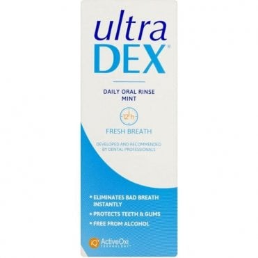 UltraDEX Oral Rinse Mint With Fluoride 250ml (UDX27M) - Box6
