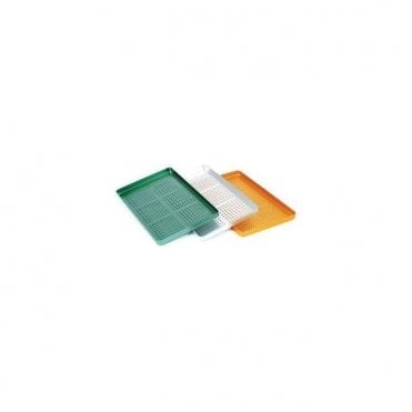 UnoDent Aluminium Instrument Tray Perforated Blue (GTT020)