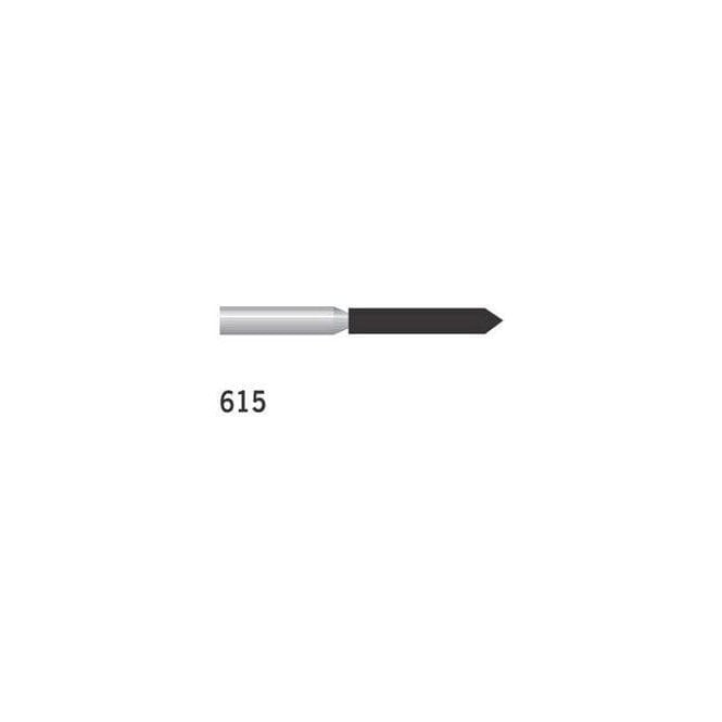 UnoDent Diamond Burs Cylindrical Pointed FG 615 Medium -Each