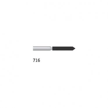 UnoDent Diamond Burs Cylindrical Pointed FG 716 Medium -Each