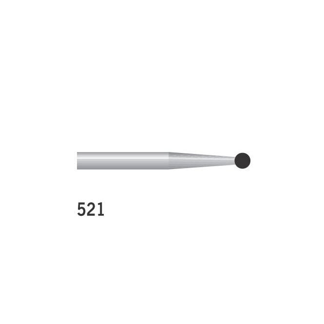 UnoDent Diamond Burs Round FG No. 521 521 Medium 001-012M