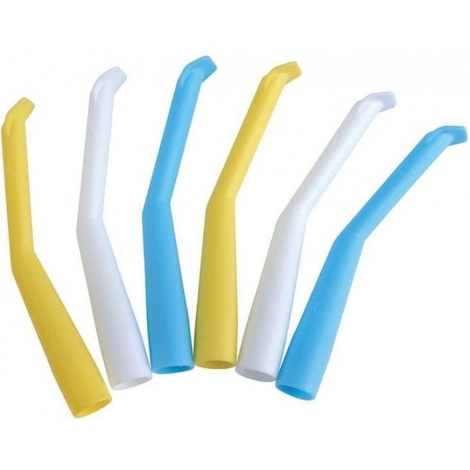 UnoDent Disposable Aspirator Tips Adult 16mm Blue - Pack50