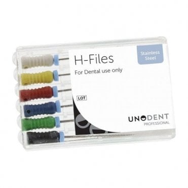 UnoDent SS H File (Hedstrom) 21mm Size 40 - Pack6