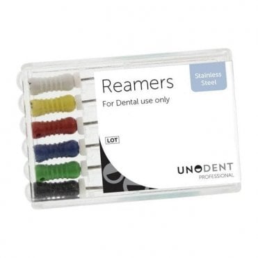 UnoDent SS Reamers 25mm Size 50 - Pack6