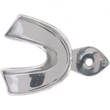 UnoDent Stainless Steel Tray Plain Lower No.1 (IIU211) -Each