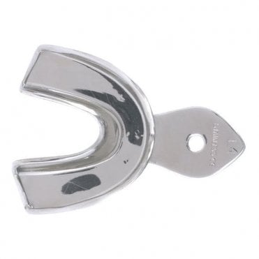 UnoDent Stainless Steel Tray Plain Lower No.4 (IIU214) -Each