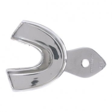 UnoDent Stainless Steel Tray Plain Lower No.5 (IIU215) -Each