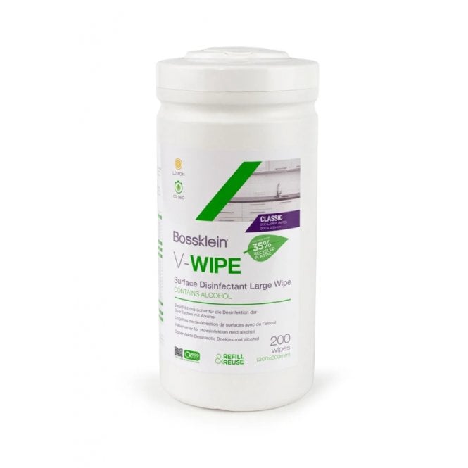 Bossklein Max V-Wipes Lemon Tub (BOS9783) - Tub200