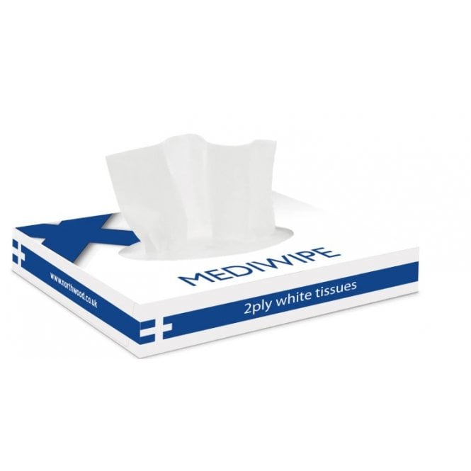 Whisper LUXI Flat Pack Tissue 2 Ply White -Case72