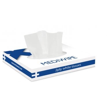Whisper LUXI Flat Pack Tissue 2 Ply White -Case72