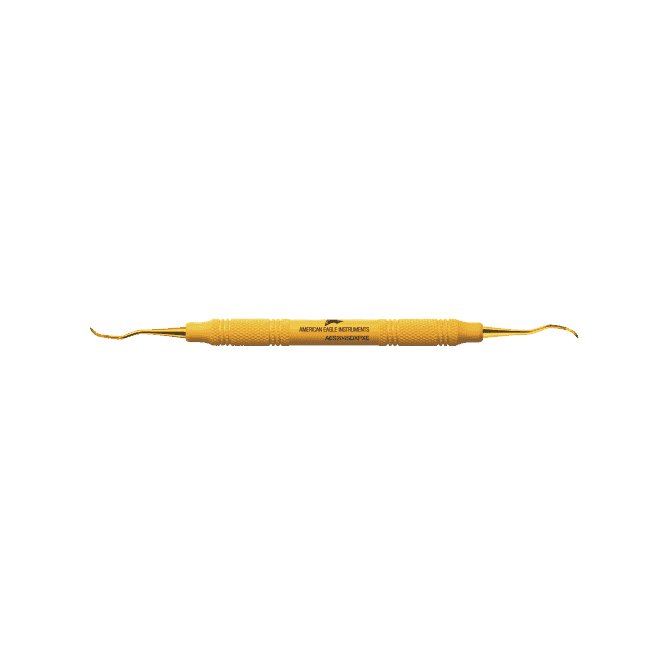 XP® SQUARED Technology Scaler 204 SD, posterior, distal, EagleLiteâ¢ Resin handle (AES204SDXPXE)