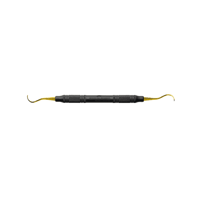 XP® SQUARED Technology Universal Curette McCall 17-18S, narrow blade, molars, EagleLiteâ¢ Resin handle (AECM17-18SXPXE)